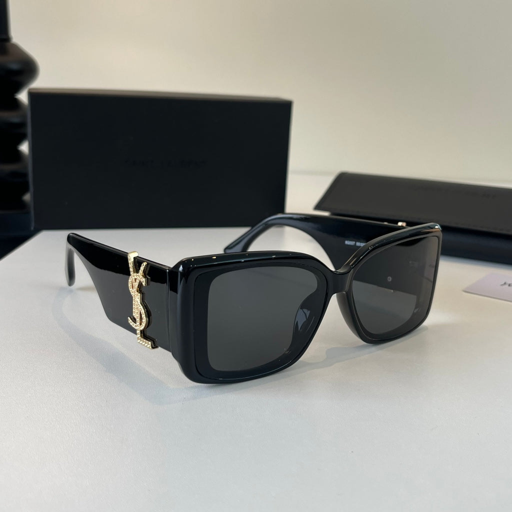 Saint Laurent Fashion Black Lens Sunglasses for Men & Women - 486929