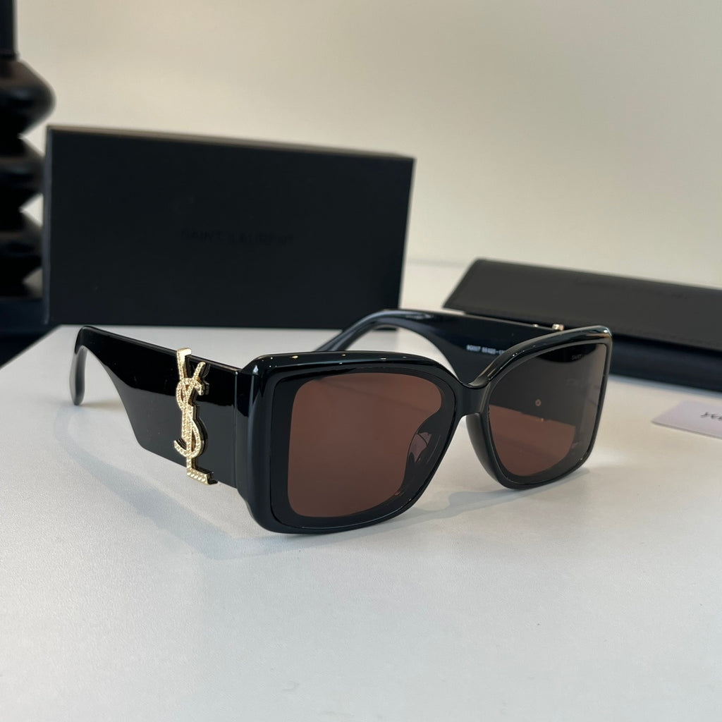 Saint Laurent Fashion Black Lens Sunglasses for Men & Women - 486930