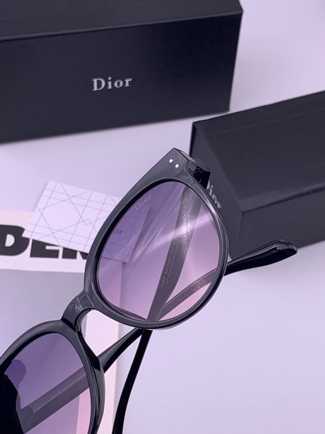 Dior CD5106 Polarized Square Brown Lens Sunglasses for Women - 465375 - detail image 4