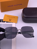 Louis Vuitton L1550 Square Gold Lens Sunglasses for Men & Women