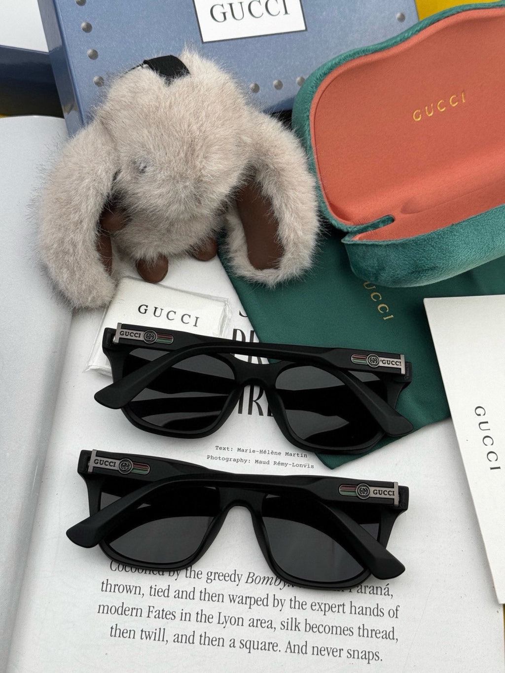 Gucci G7510 Square Gold Lens Sunglasses for Men & Women - 465022 - detail image 6