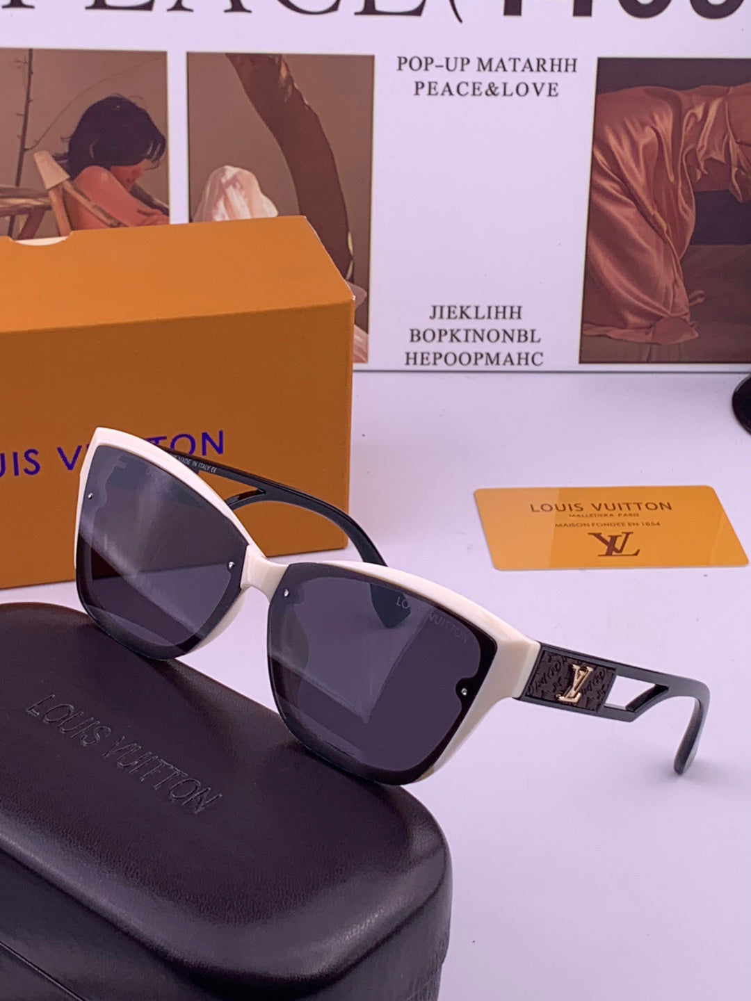 Louis Vuitton L7310 Square Brown Lens Sunglasses for Men & Women - 464623 - detail image 2