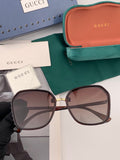 Gucci G14900 Polarized Square Gold Lens Sunglasses for Men & Women - 465004