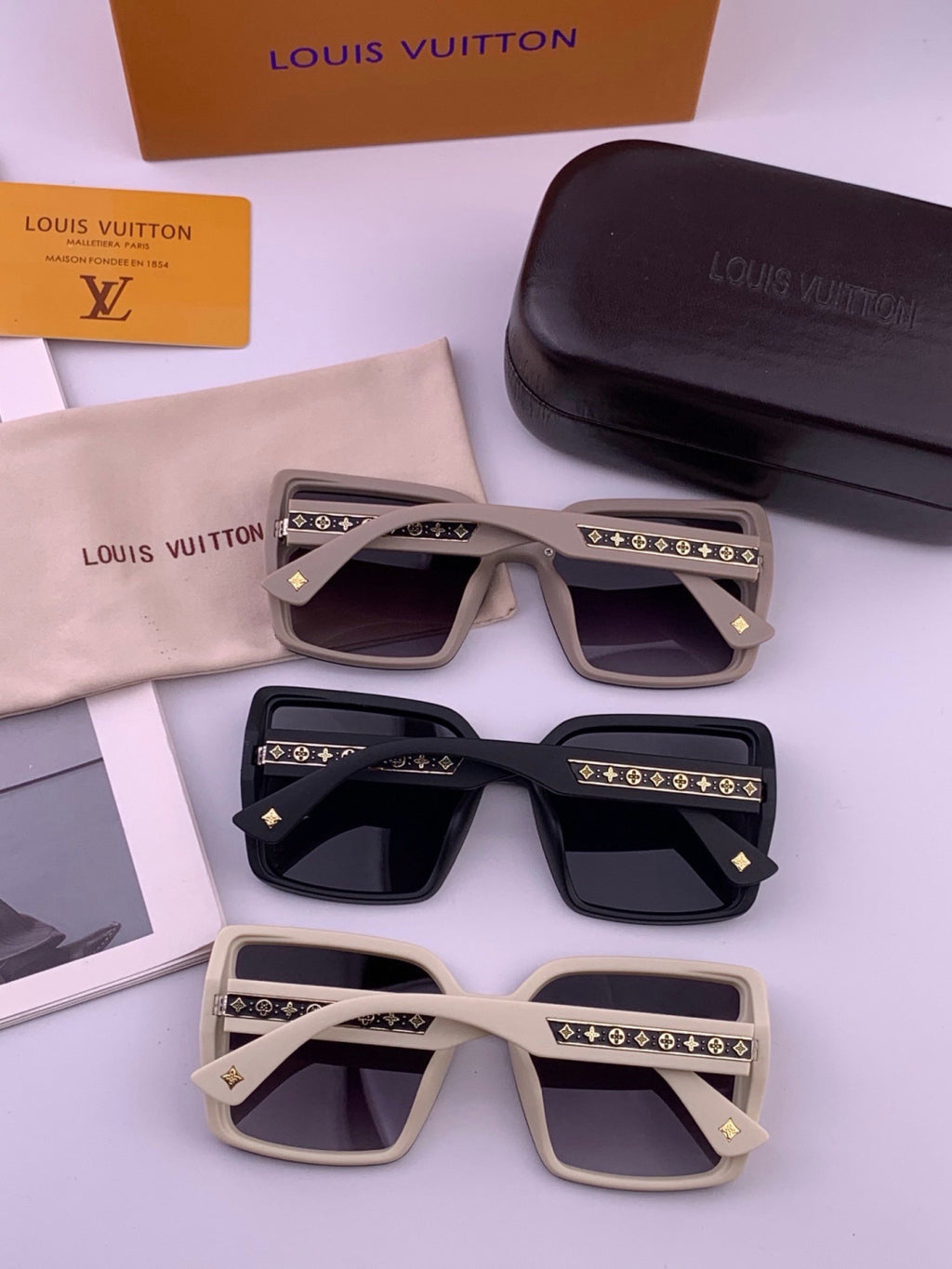 Louis Vuitton Fashion Gold Lens Sunglasses for Men & Women - 464795 - detail image 5