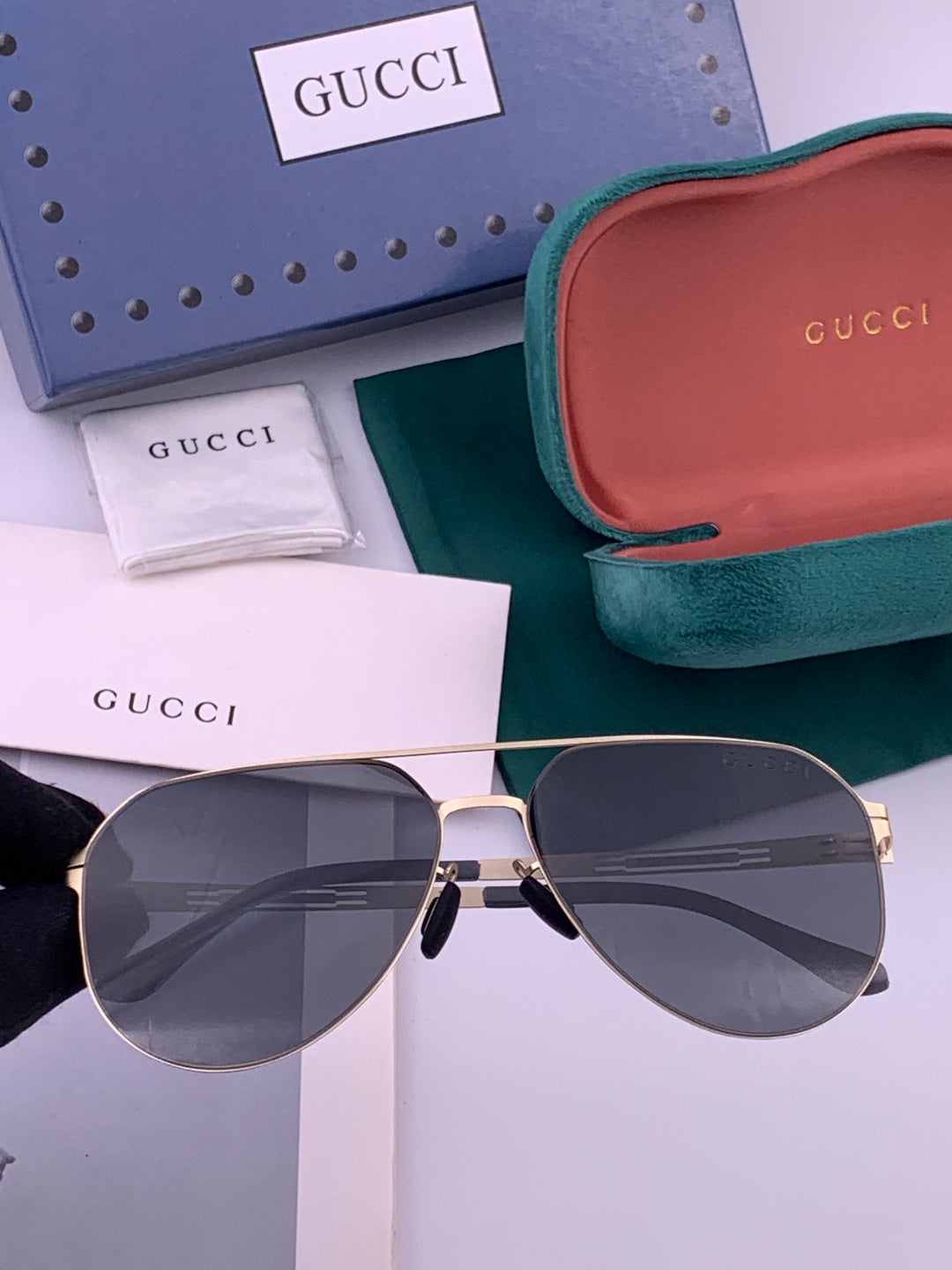 Gucci G5882 Fashion Gold Lens Sunglasses for Men & Women - 464985
