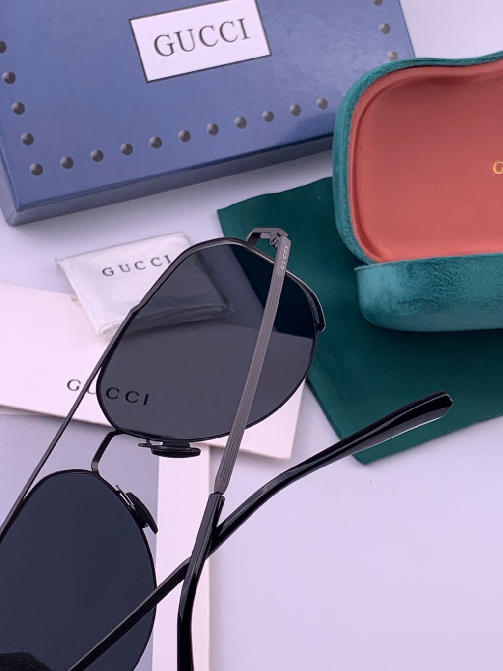 Gucci G7380 Fashion Gold Lens Sunglasses for Men & Women - 464988 - detail image 3
