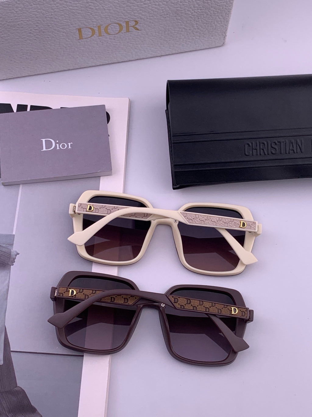 Dior D3200 Polarized Fashion Black Lens Sunglasses for Men & Women - 465313 - detail image 4
