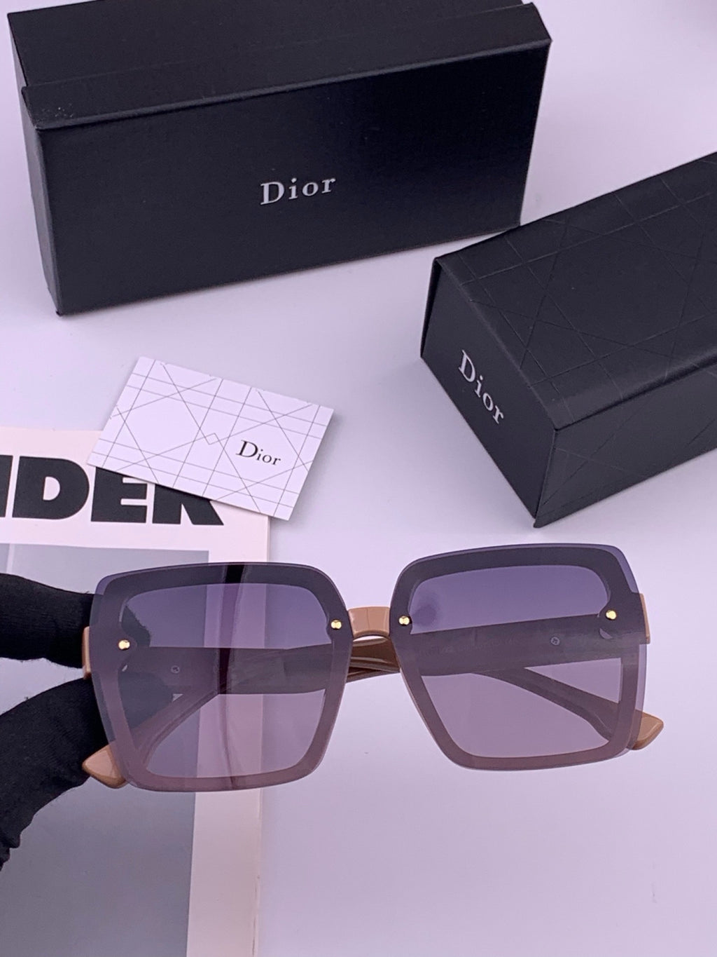 Dior CD27702 Polarized Fashion Brown Lens Sunglasses for Men & Women - 465316