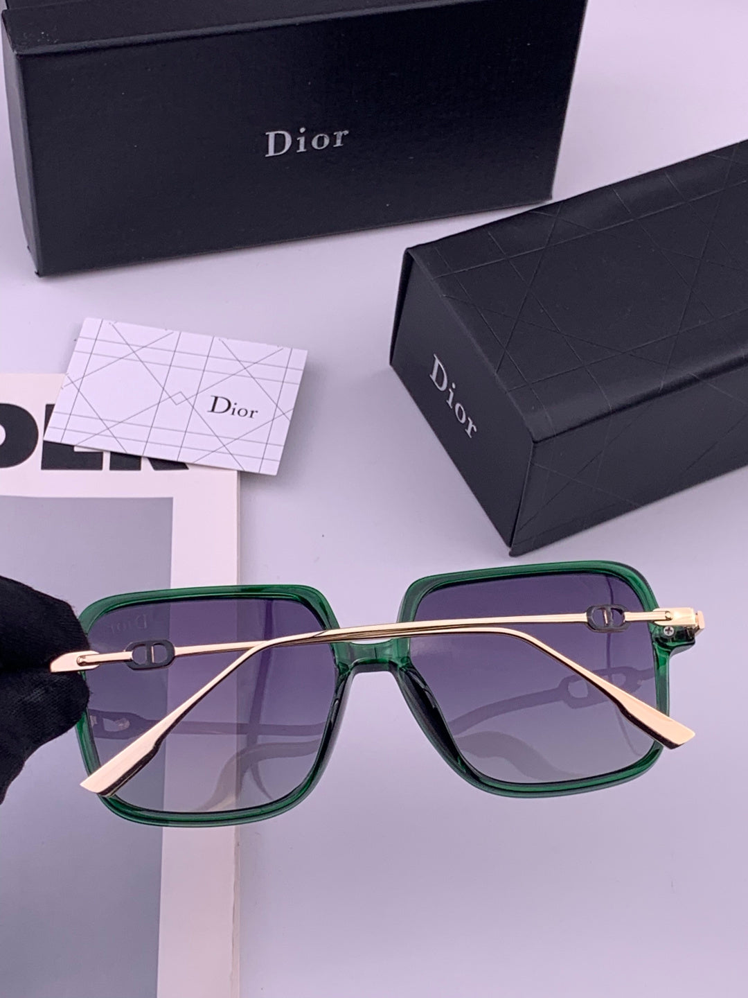 Dior CD3203 Polarized Fashion Gold Lens Sunglasses for Men & Women - 465320 - detail image 5