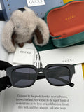 Gucci G1232 Square Black Lens Sunglasses for Men & Women - 464917