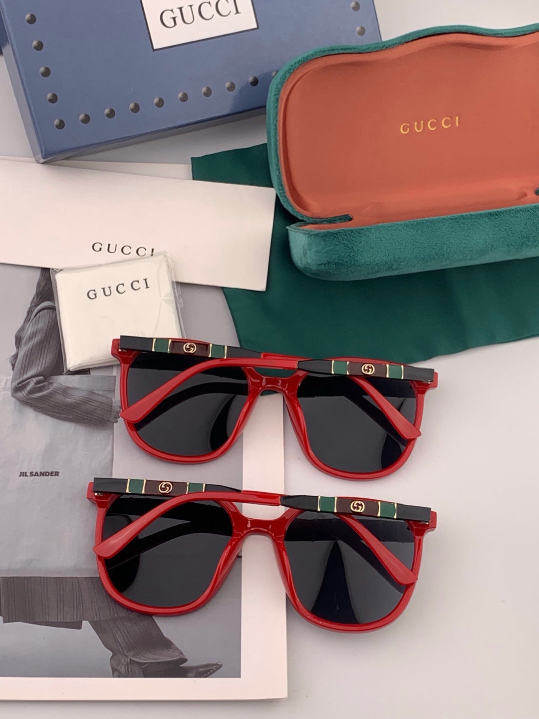 Gucci G15501 Polarized Round Gold Lens Sunglasses for Men & Women - 464890 - detail image 5
