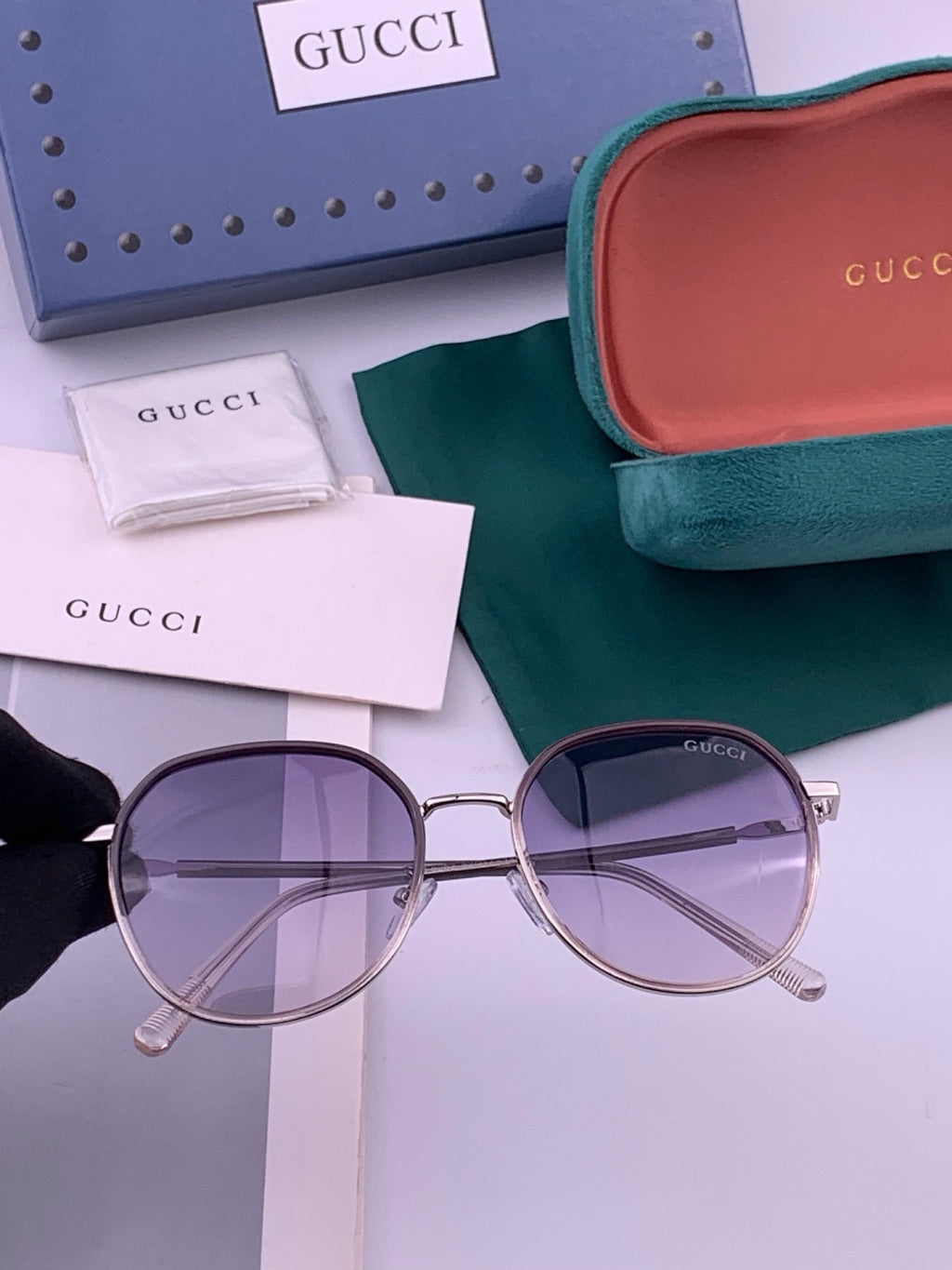 Gucci G3825 Polarized Square Brown Lens Sunglasses for Women - 464892