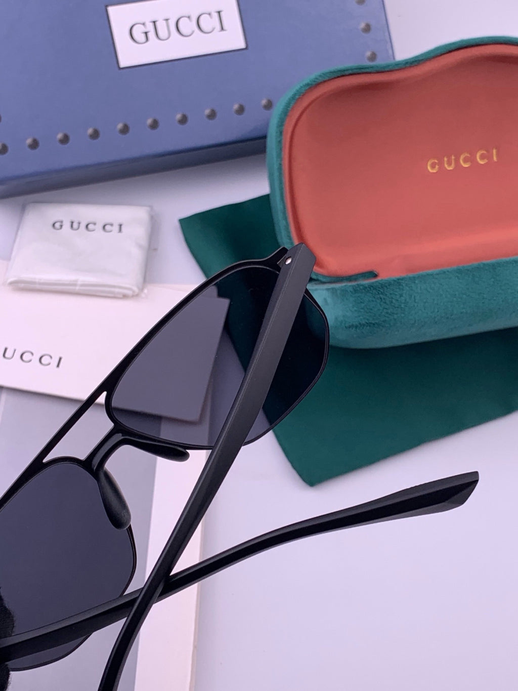 Gucci G2807 Polarized Aviator Brown Lens Sunglasses for Men - 464876 - detail image 5