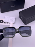 Dior CD3917 Polarized Square Gold Lens Sunglasses for Women
