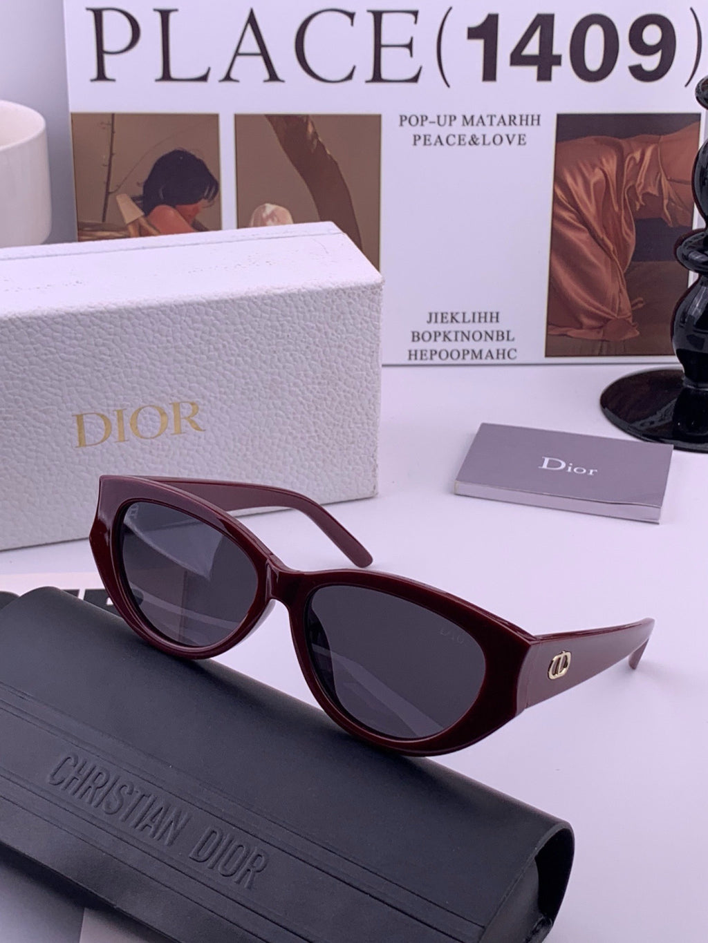 Dior CD7820 Polarized Fashion Orange Lens Sunglasses for Women