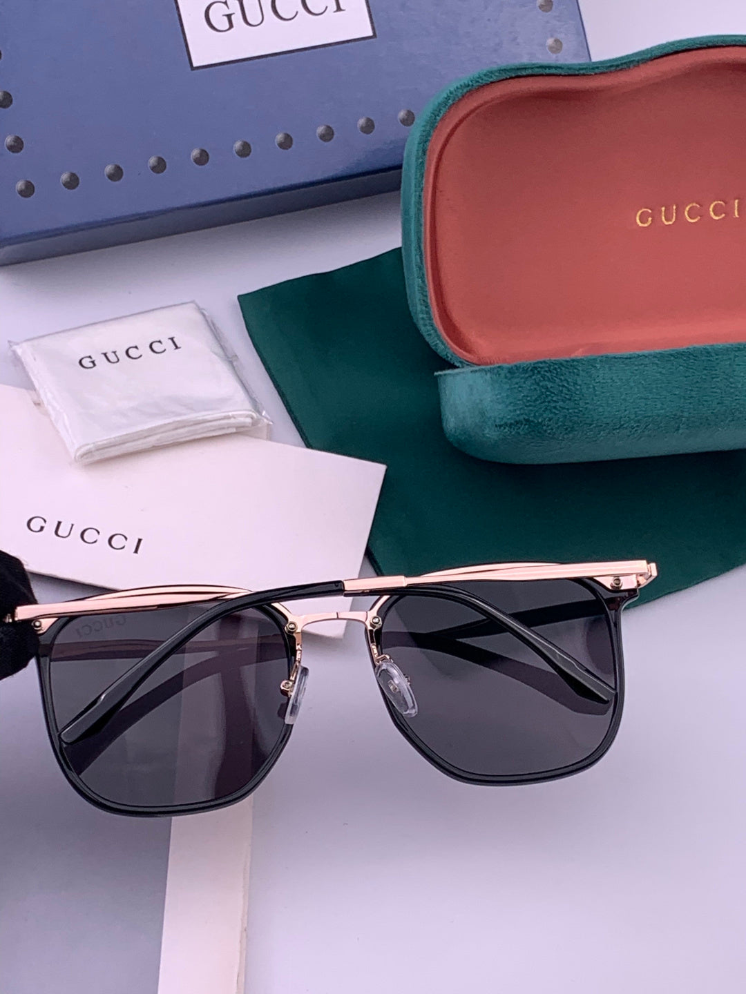Gucci G11924 Fashion Brown Lens Sunglasses for Men & Women - detail image 6