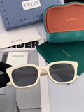 Gucci G5108 Polarized Square Black Lens Sunglasses for Women