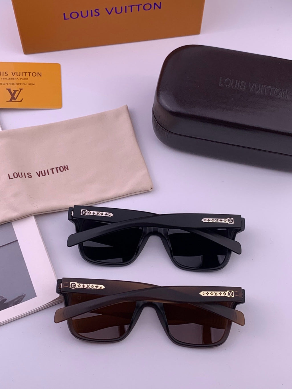 Louis Vuitton Fashion Black Lens Sunglasses for Men & Women - 493113 - detail image 6