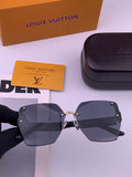Louis Vuitton L6519 Polarized Square Brown Lens Sunglasses for Men & Women