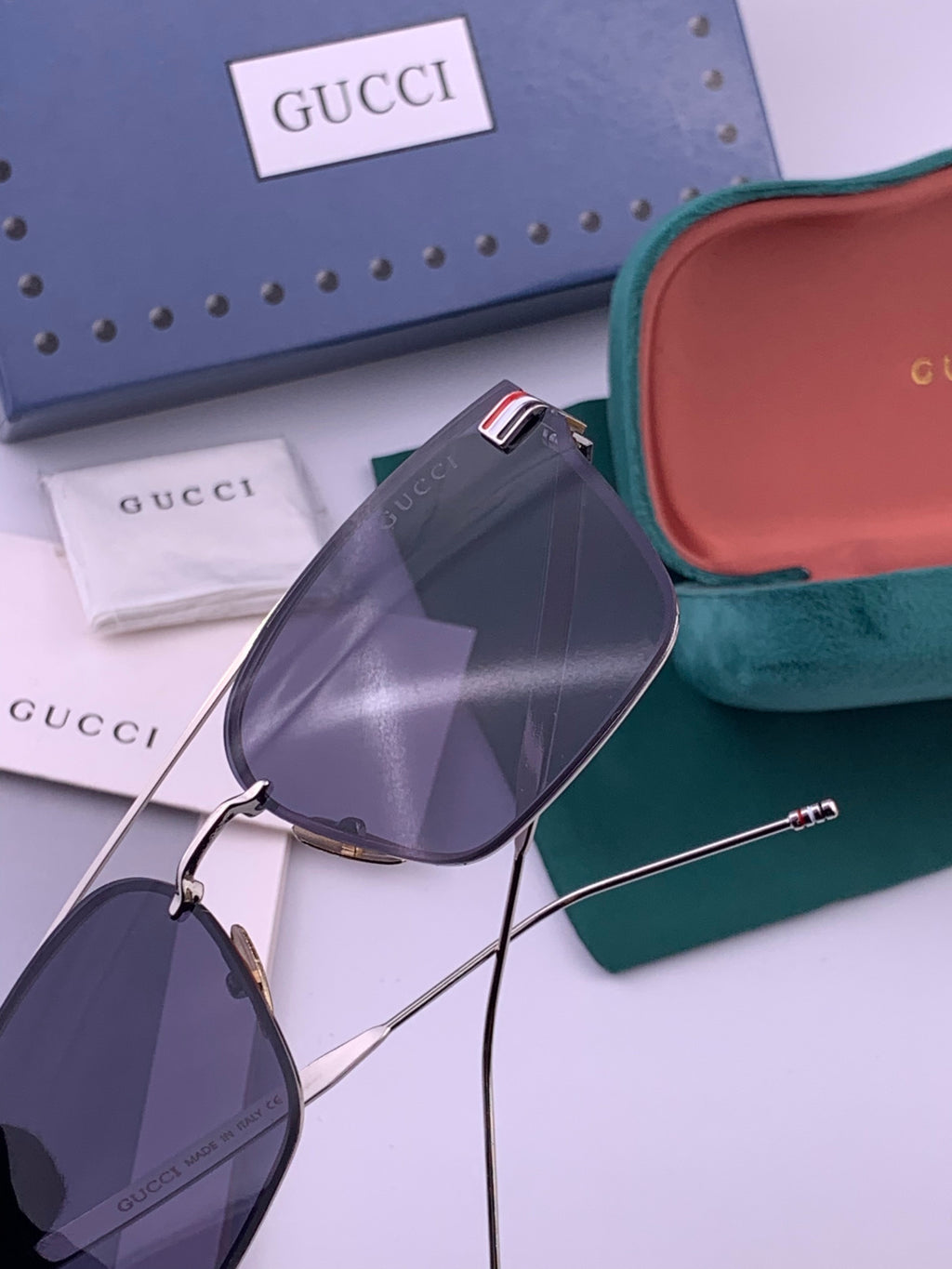 Gucci G152 Polarized Aviator Gold Lens Sunglasses for Men & Women - 486407 - detail image 5