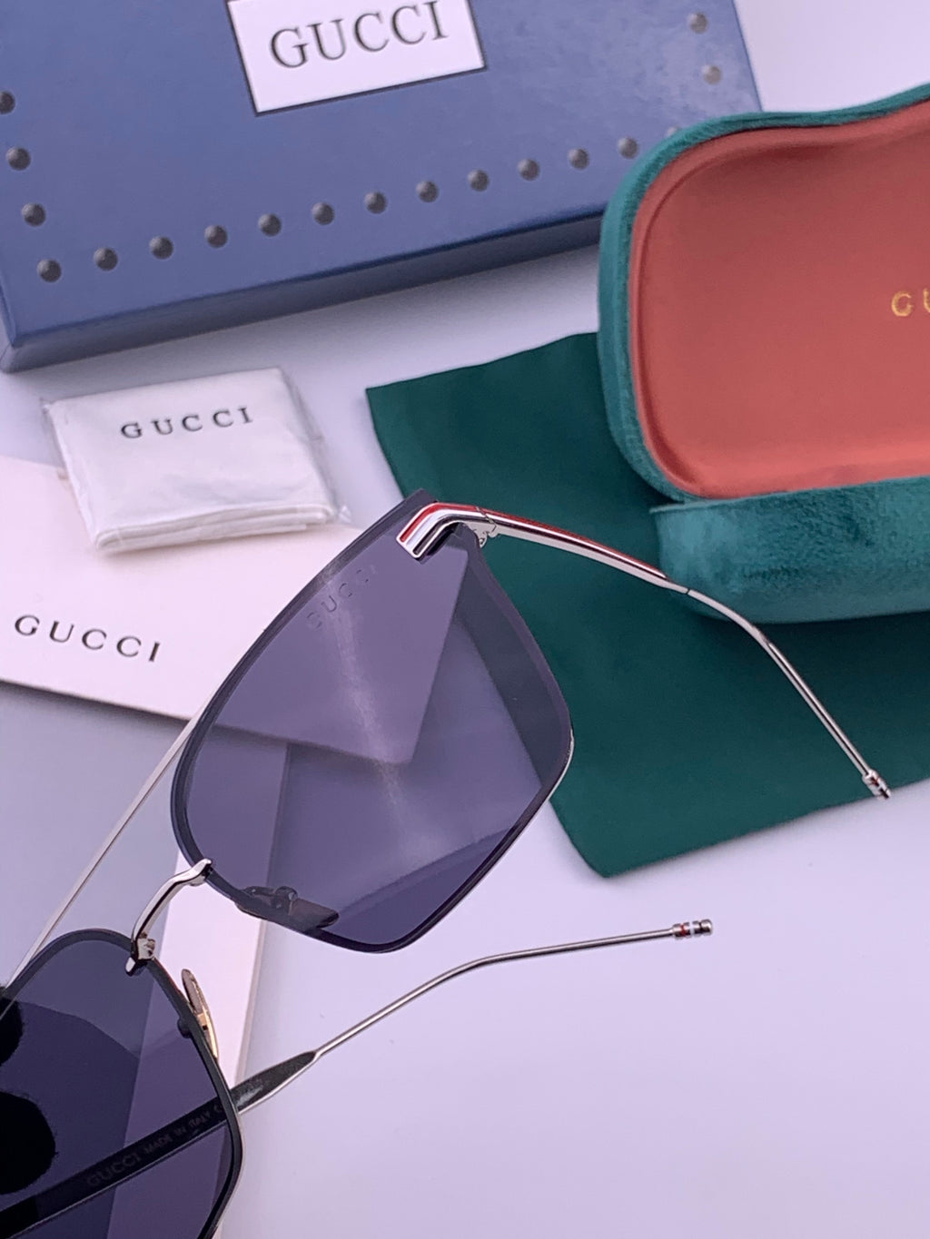 Gucci G152 Polarized Aviator Gold Lens Sunglasses for Men & Women - 486407 - detail image 3