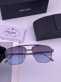Prada Fashion Blue Lens Sunglasses for Men - 487031