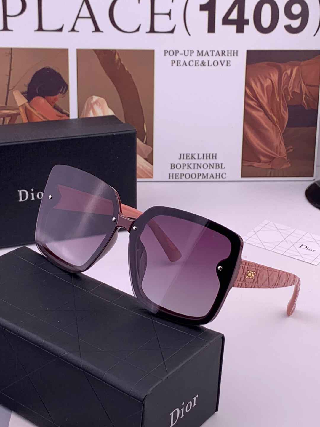 Dior CD2893 Polarized Fashion Brown Lens Sunglasses for Men & Women - detail image 2