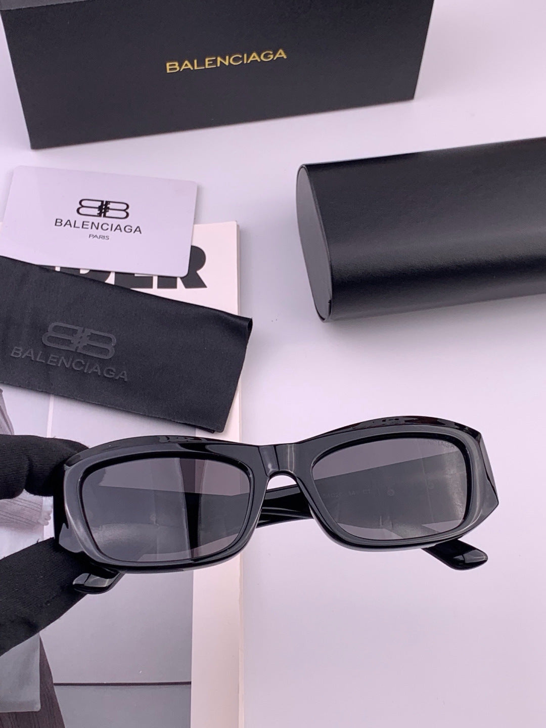 Balenciaga BL1992 Polarized Metal Fashion Pink Lens Sunglasses for Men & Women