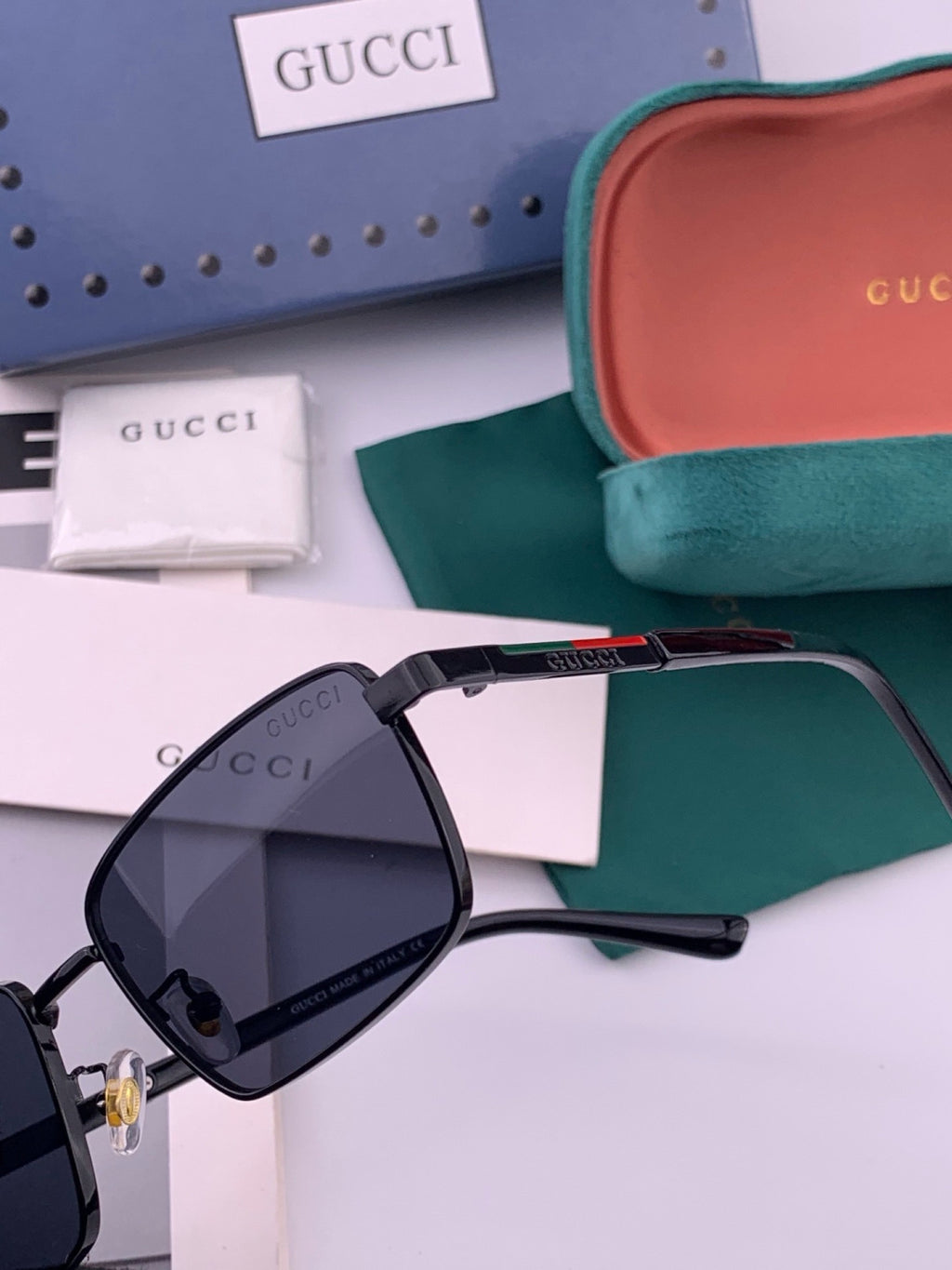 Gucci G6906 Aviator Black Lens Sunglasses for Men & Women - 493296 - detail image 6