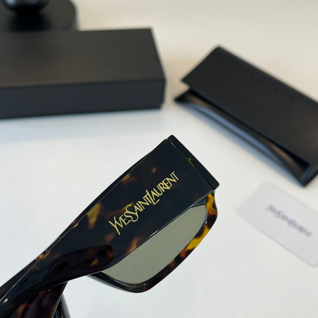 Saint Laurent Slim Black Lens Sunglasses for Men & Women - detail image 8