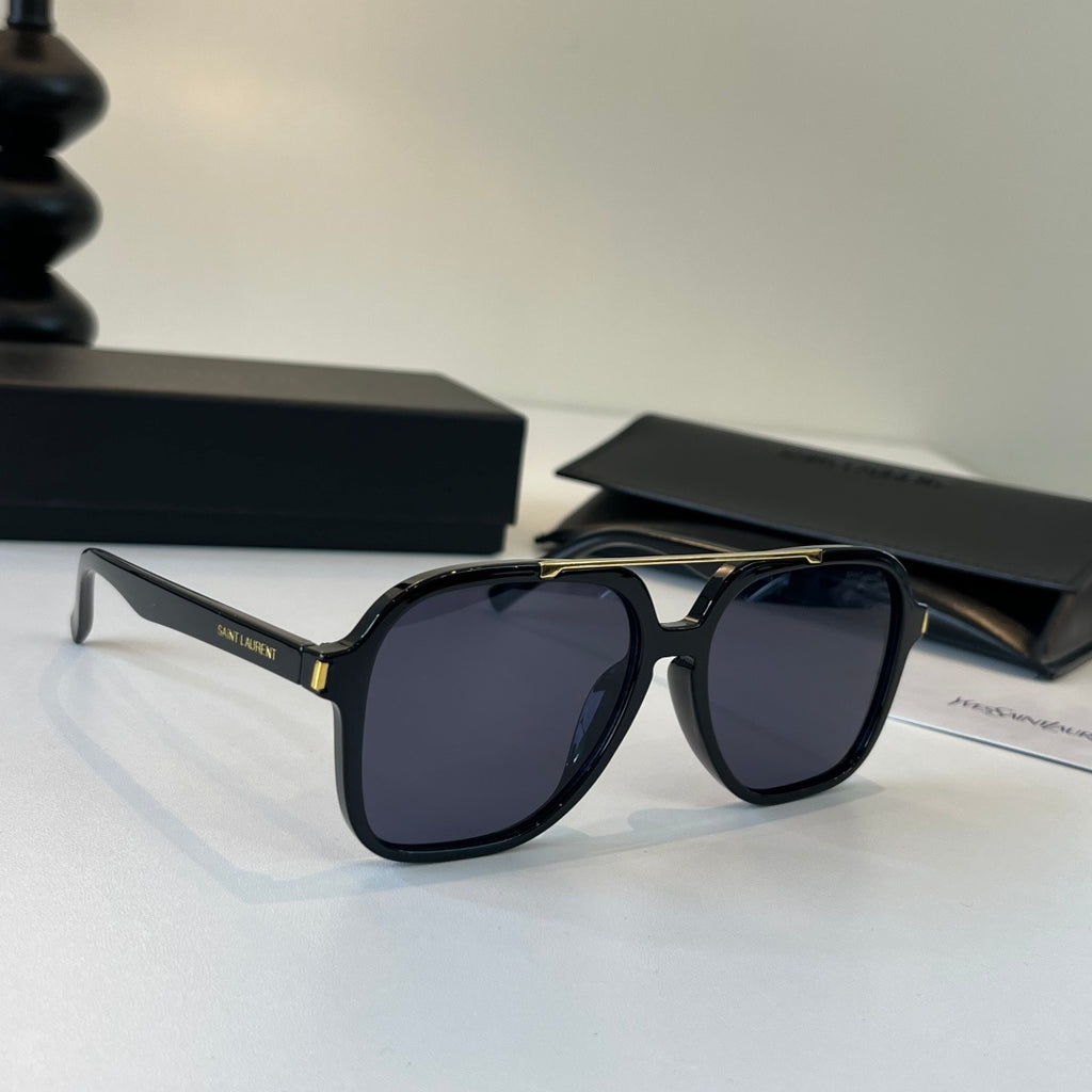 Saint Laurent Fashion Black Lens Sunglasses for Men & Women - 486919