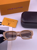 Louis Vuitton L17000 Square Gold Lens Sunglasses for Men & Women