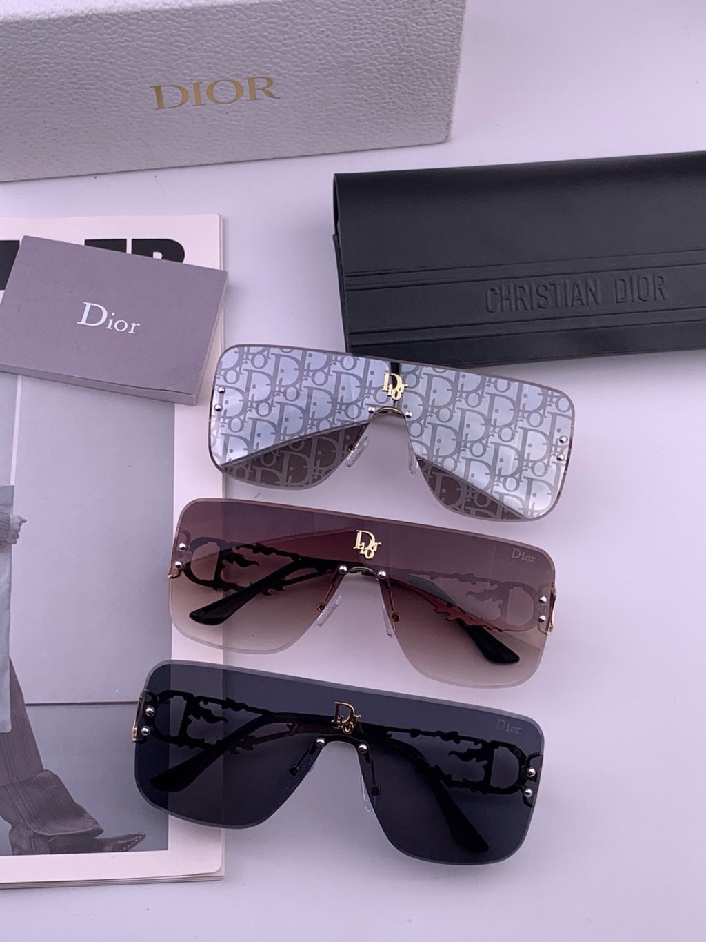 Dior CD11753 Fashion Blue Lens Sunglasses for Women - detail image 7
