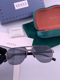 Gucci G3807 Polarized Aviator Gold Lens Sunglasses for Men - 486469