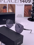 Dior Oversized Orange Lens Sunglasses for Men & Women