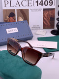 Gucci G16911 Square Gold Lens Sunglasses for Men & Women