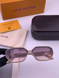 Louis Vuitton L17001 Square Purple Lens Sunglasses for Women