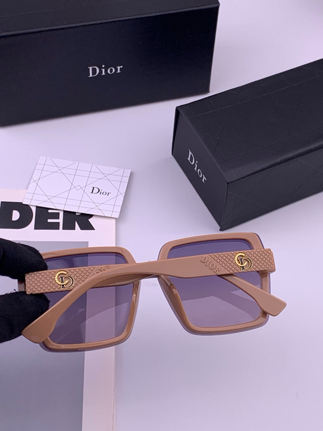 Dior CD27702 Polarized Fashion Brown Lens Sunglasses for Men & Women - detail image 3