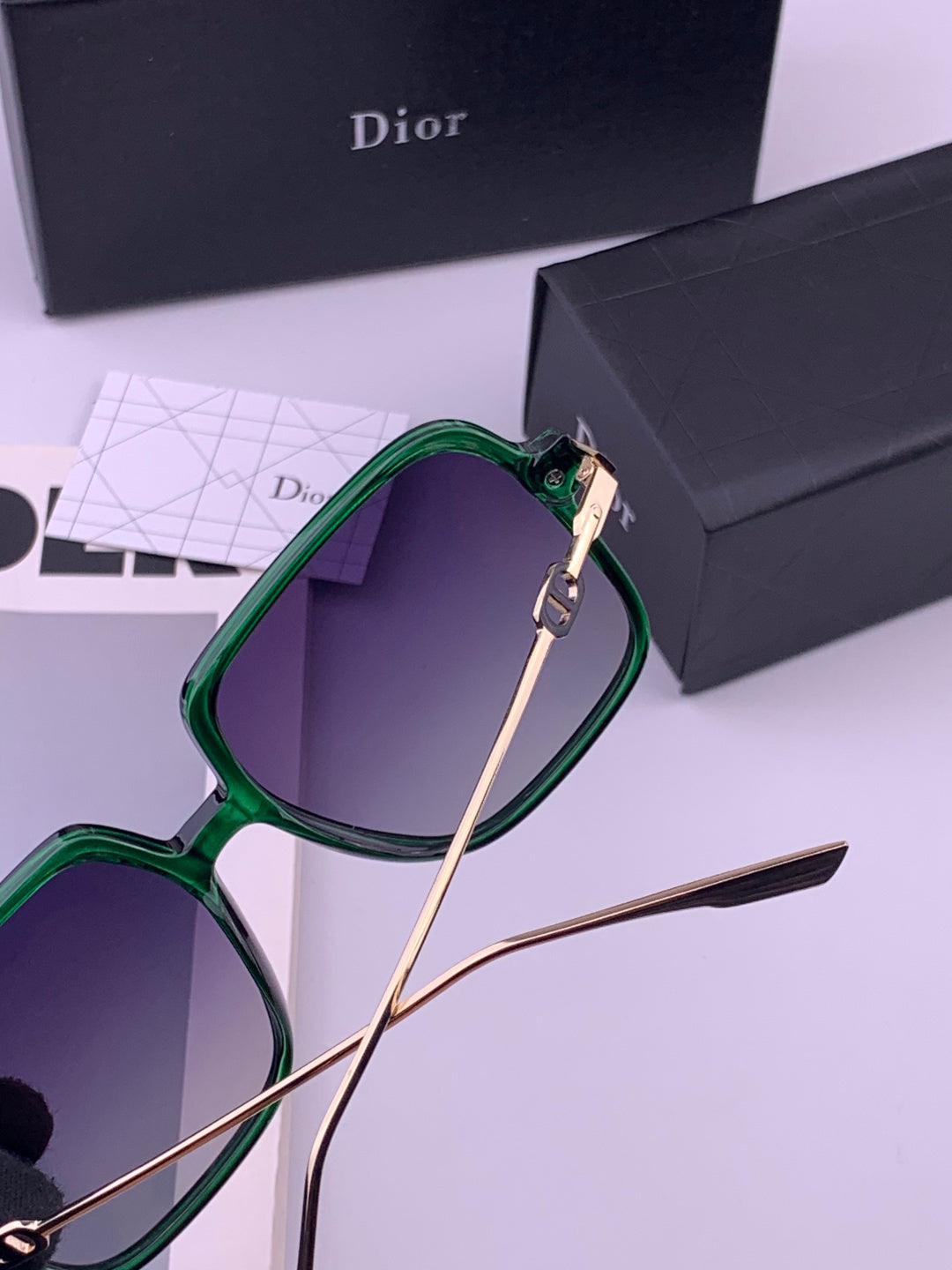 Dior CD3203 Polarized Fashion Gold Lens Sunglasses for Men & Women - detail image 3