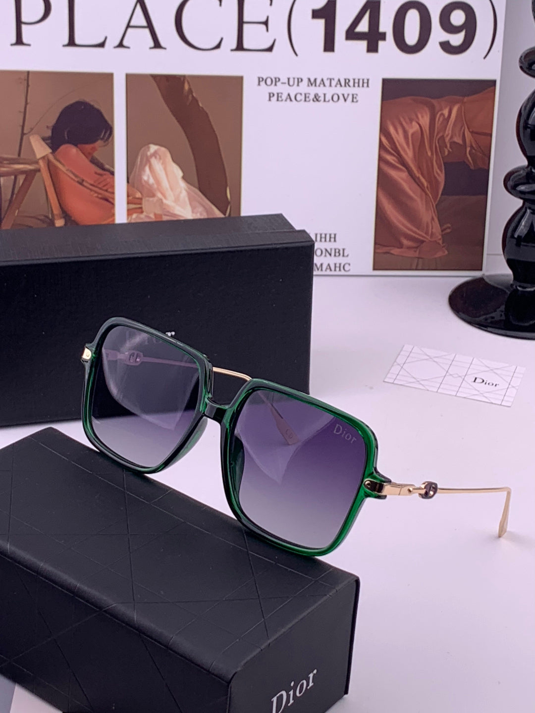 Dior CD3203 Polarized Fashion Gold Lens Sunglasses for Men & Women - detail image 2