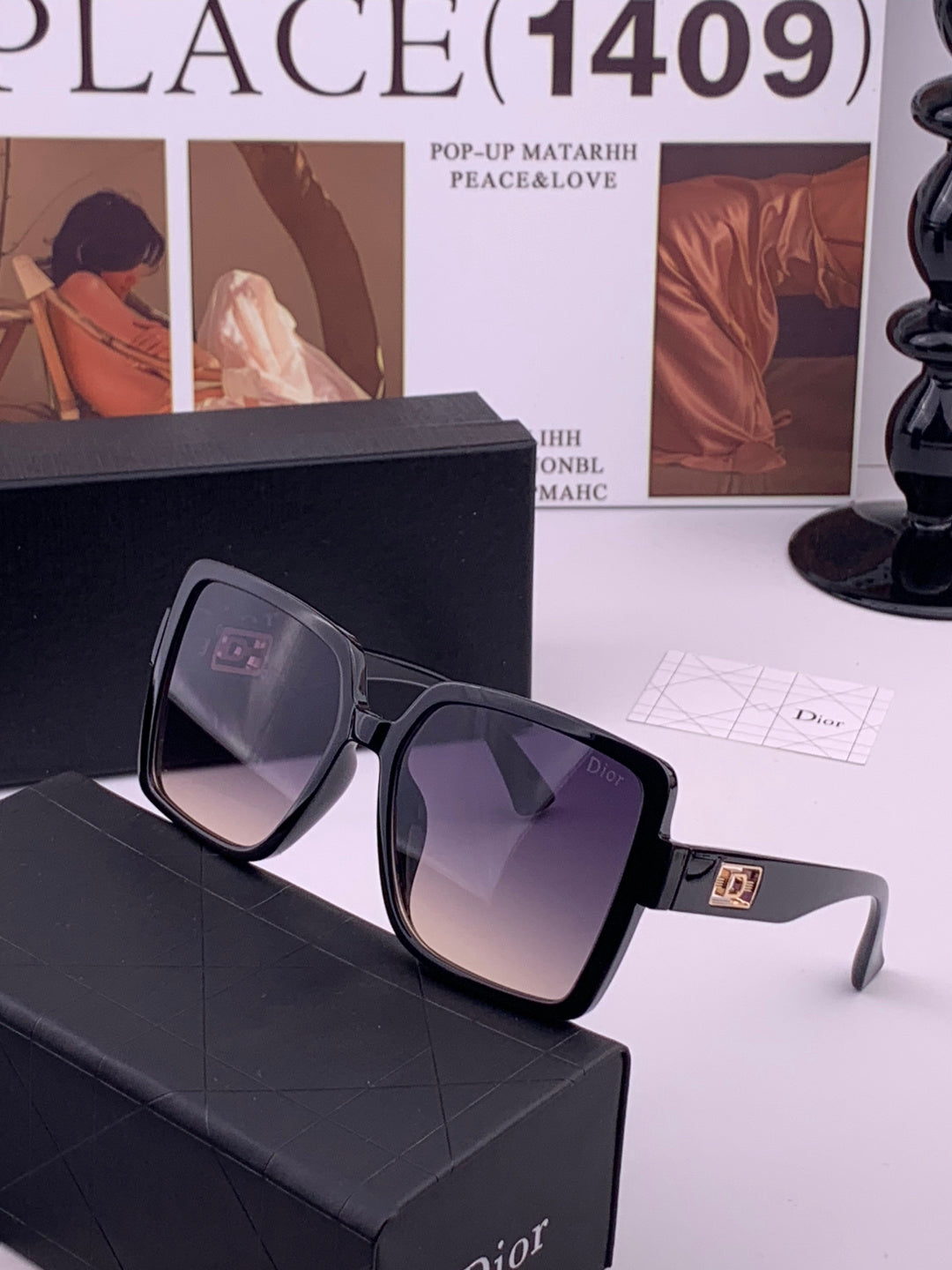 Dior D78000 Fashion Gold Lens Sunglasses for Men & Women - 486794 - detail image 2