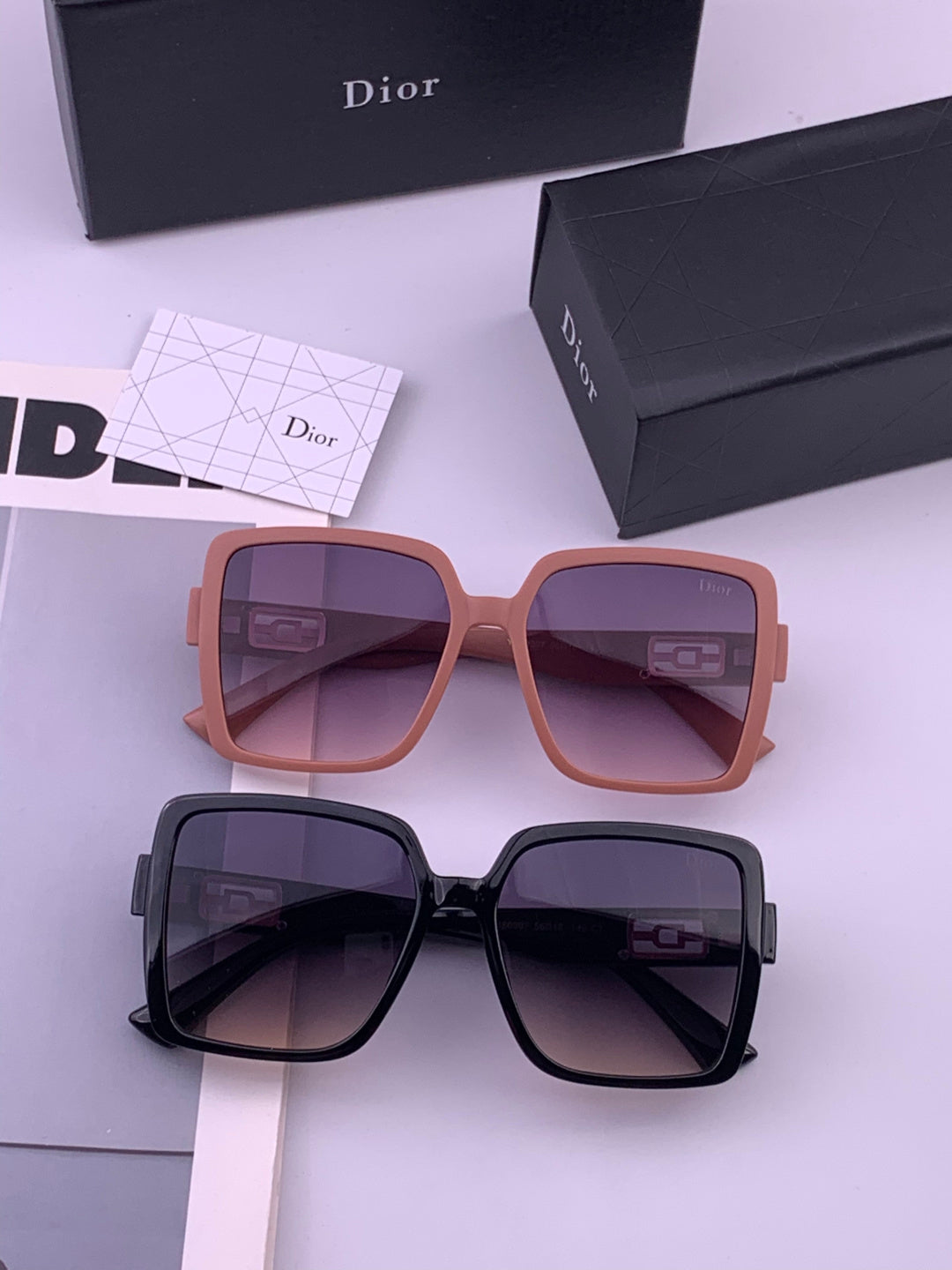 Dior D78000 Fashion Gold Lens Sunglasses for Men & Women - detail image 7