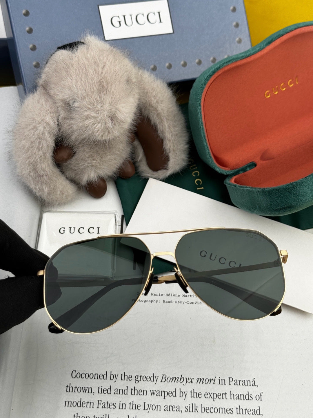 Gucci G7380 Fashion Pink Lens Sunglasses for Men & Women - detail image 2
