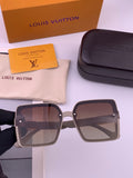 Louis Vuitton L1845 Polarized Square Black Lens Sunglasses for Men & Women
