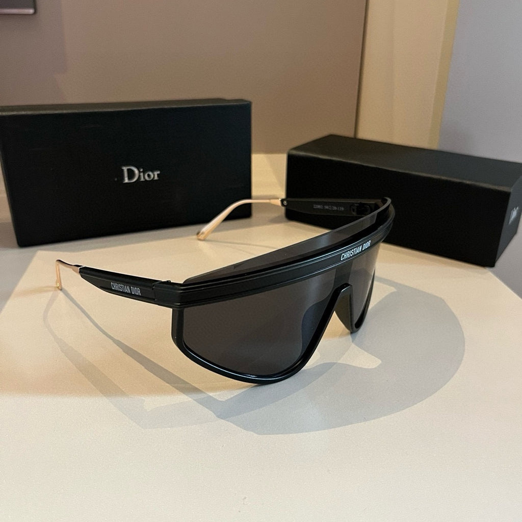 Dior Fashion Black Lens Sunglasses for Men & Women - 431804