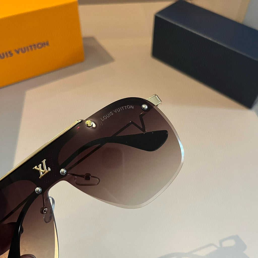 Louis Vuitton Metal Fashion Gold Lens Sunglasses for Men & Women - 431135 - detail image 6