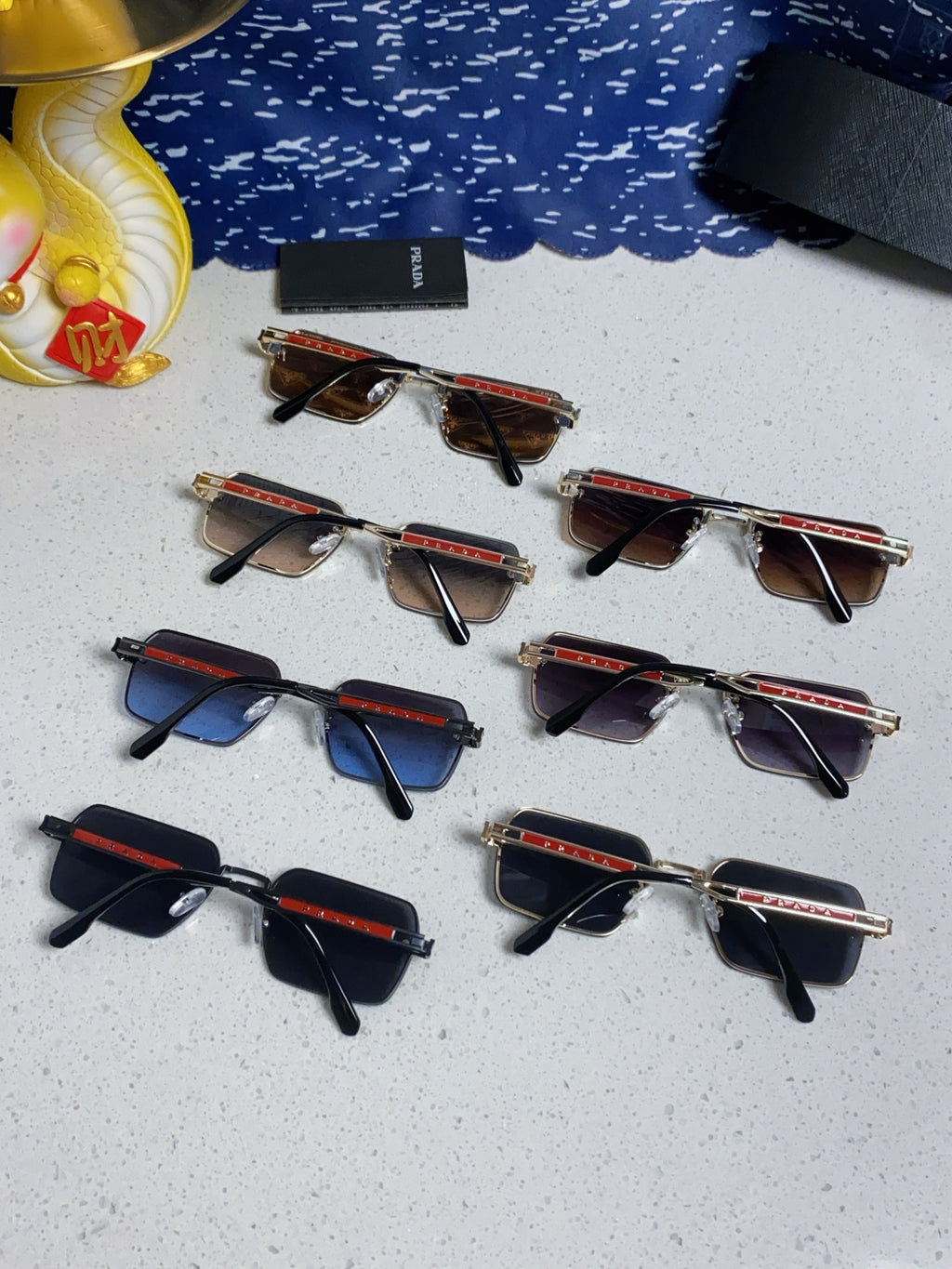 Prada Fashion Silver Lens Sunglasses for Men & Women - 382685 - detail image 10