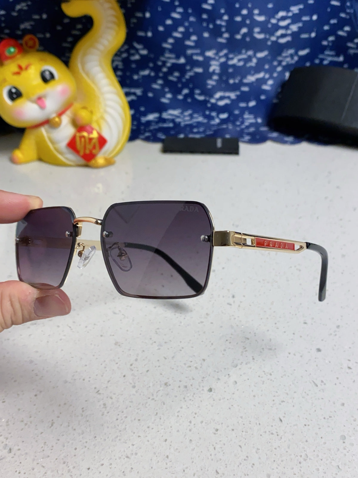 Prada Fashion Silver Lens Sunglasses for Men & Women - 382685 - detail image 6