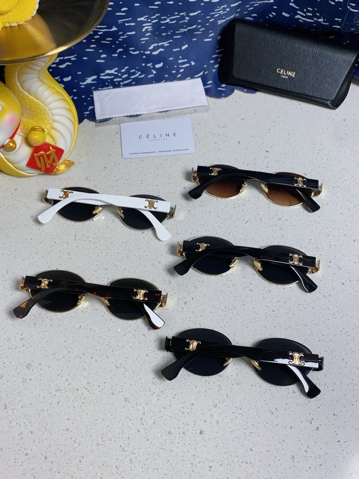 Celine Round Silver Lens Sunglasses for Men & Women - 398832 - detail image 11