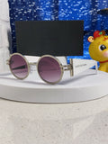 Saint Laurent Metal Round Brown Lens Sunglasses for Men & Women - 449226